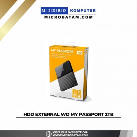 HDD EXTERNAL WD MY PASSPORT 2TB