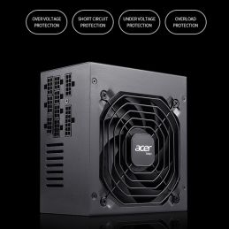 Power Supply PSU Gaming 550W 80+ Bronze eMachines Acer Full Modular - 550 White