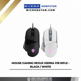 Mouse Gaming Rexus Xierra X18 RIFLE - BLACK / WHITE