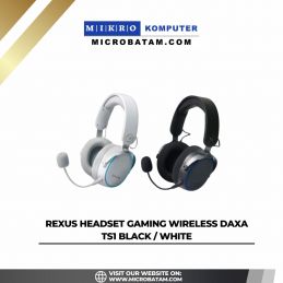 Rexus Headset Gaming Wireless Daxa TS1 BLACK / WHITE