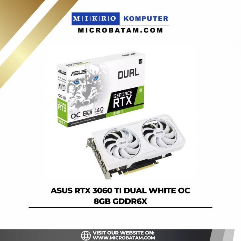 ASUS GeForce RTX 3060 Ti DUAL WHITE OC 8GB GDDR6X