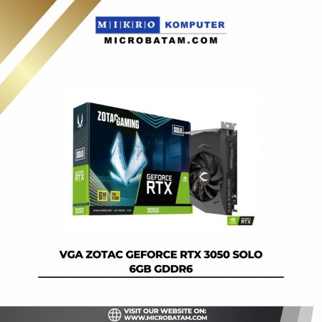 VGA ZOTAC GeForce RTX 3050 SOLO 6GB GDDR6