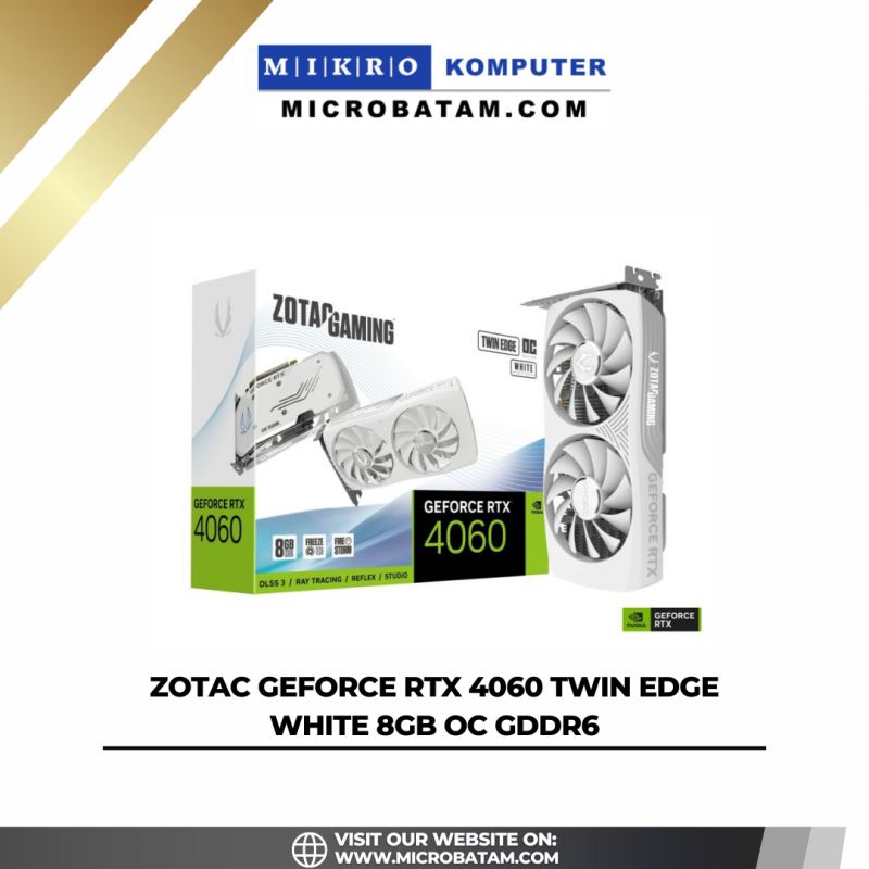 ZOTAC GeForce RTX 4060 Twin Edge White 8GB OC GDDR6