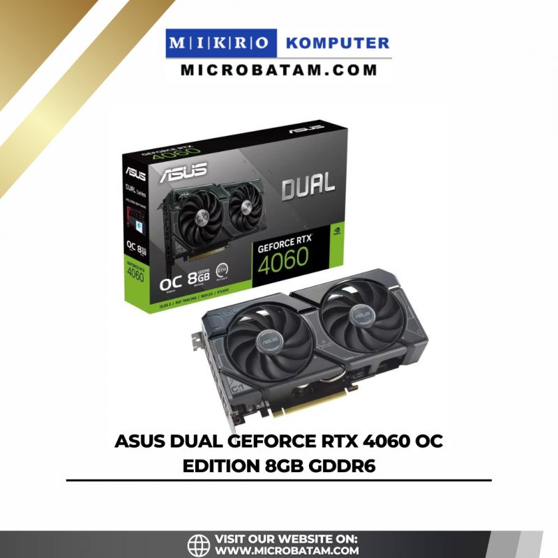 Asus Dual GeForce RTX 4060 OC Edition 8GB GDDR6