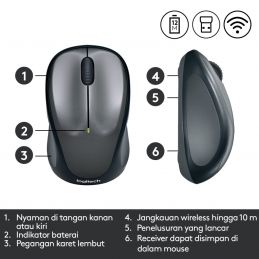 Logitech Wireless Mouse M235 Original