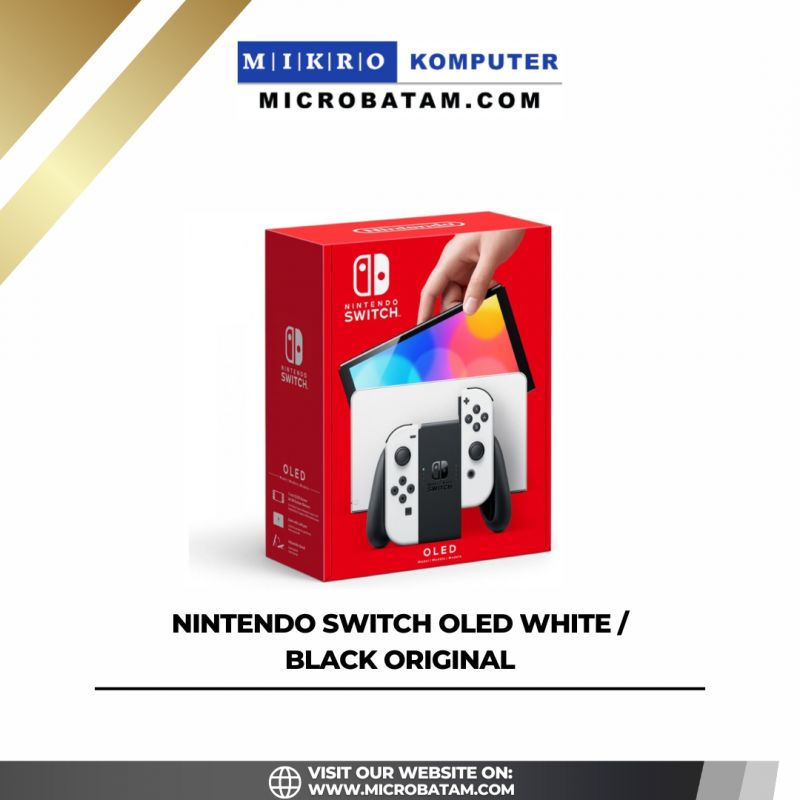 NINTENDO SWITCH OLED WHITE / BLACK ORIGINAL 