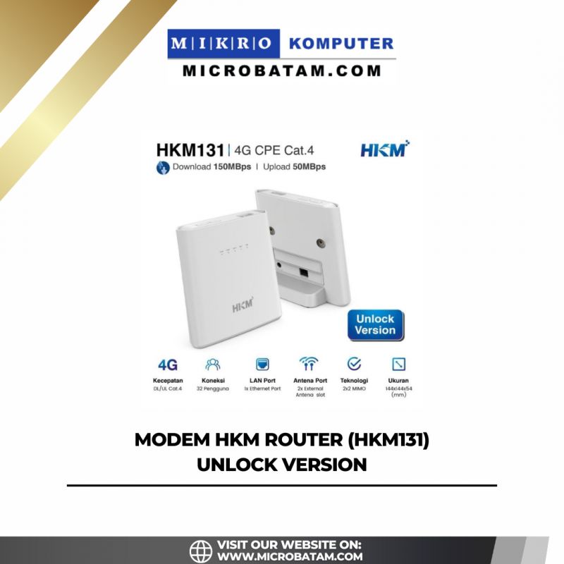 MODEM HKM ROUTER (HKM131) UNLOCK VERSION