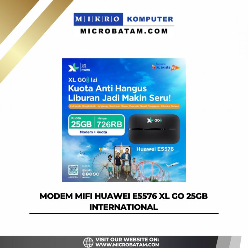 MODEM MIFI HUAWEI E5576 XL GO 25GB INTERNATIONAL