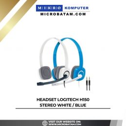 HEADSET LOGITECH H150 STEREO WHITE / BLUE 