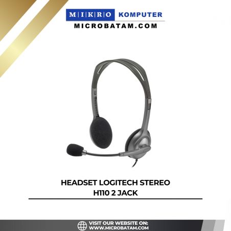 HEADSET LOGITECH STEREO H110 2 JACK