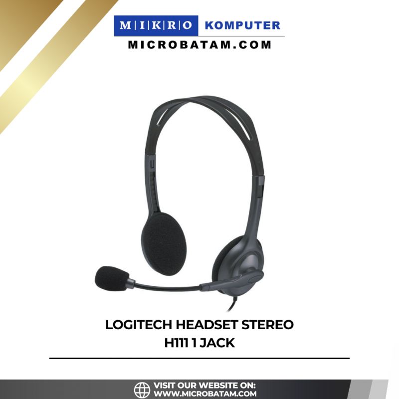 HEADSET STEREO H111 1 JACK