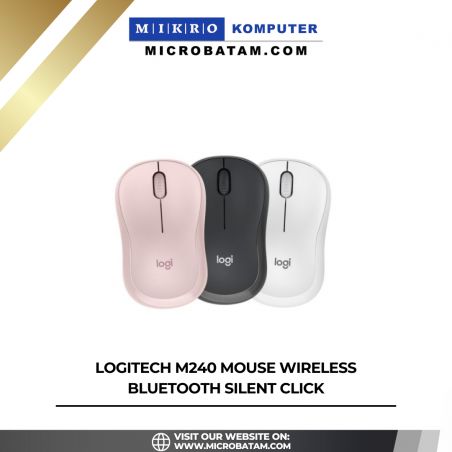 Logitech M240 Mouse Wireless Bluetooth Silent Click