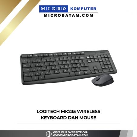 Logitech MK235 Wireless Keyboard dan Mouse