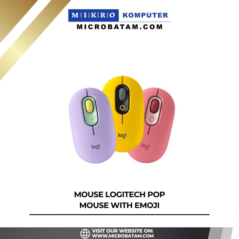 MOUSE LOGITECHPOP MOUSE WITH EMOJI