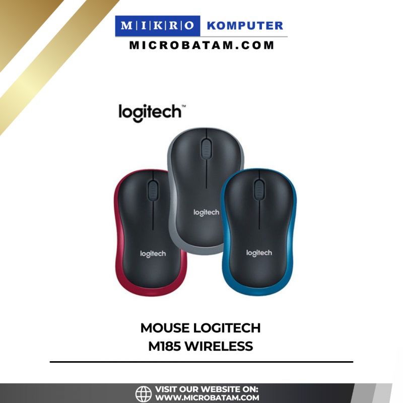 MOUSE LOGITECH M185 WIRELESS 