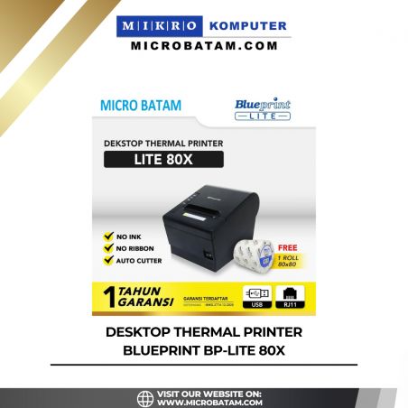 DESKTOP THERMAL PRINTER BLUEPRINT BP-LITE 80X