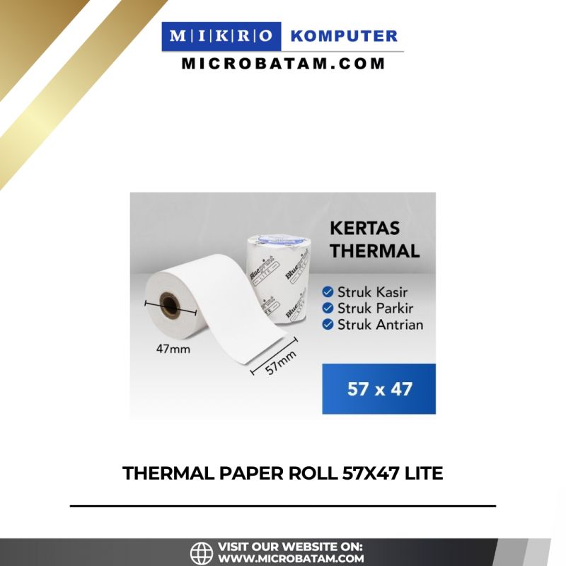 THERMAL PAPER ROLL 57X47 LITE