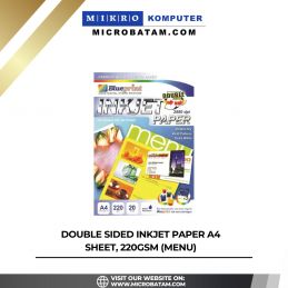 DOUBLE SIDED INKJET PAPER A4 SHEET, 220gsm (MENU) 