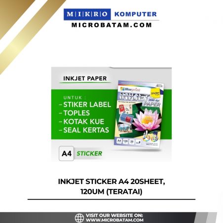 INKJET STICKER A4 20Sheet, 120um