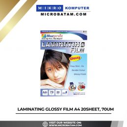 LAMINATING GLOSSY FILM A4 20SHEET, 70um 