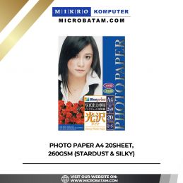 PHOTO PAPER A4 20SHEET, 260gsm (STARDUST & SILKY)