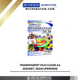 TRANSPARENT FILM CLEAR A4 20SHEET, 110um (PERMEN)