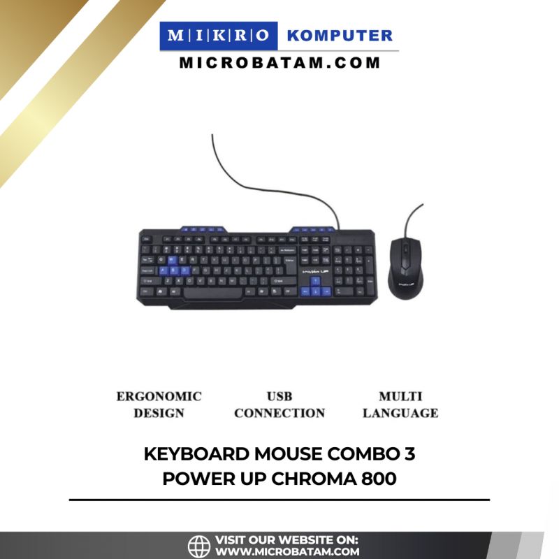 KEYBOARD MOUSE COMBO3 POWER UP CHROMA 800