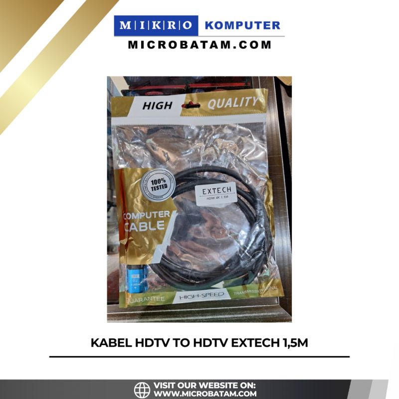 KABEL HDTV TO HDTV EXTECH 1,5M