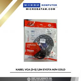 KABEL VGA EYOTA 10M M/M GOLD