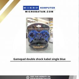 Gamepad double shock kabelsingle blue