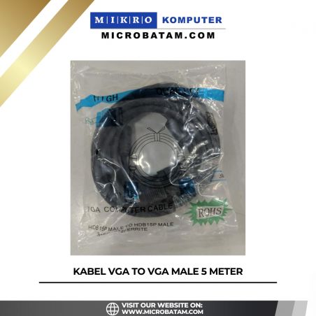 KABEL VGA TO VGA MALE 5 METER 