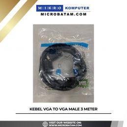 KEBEL VGA TO VGA MALE 3 METER 