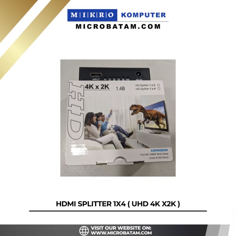 HDMI SPLITTER 1X4 ( UHD 4K X2K )