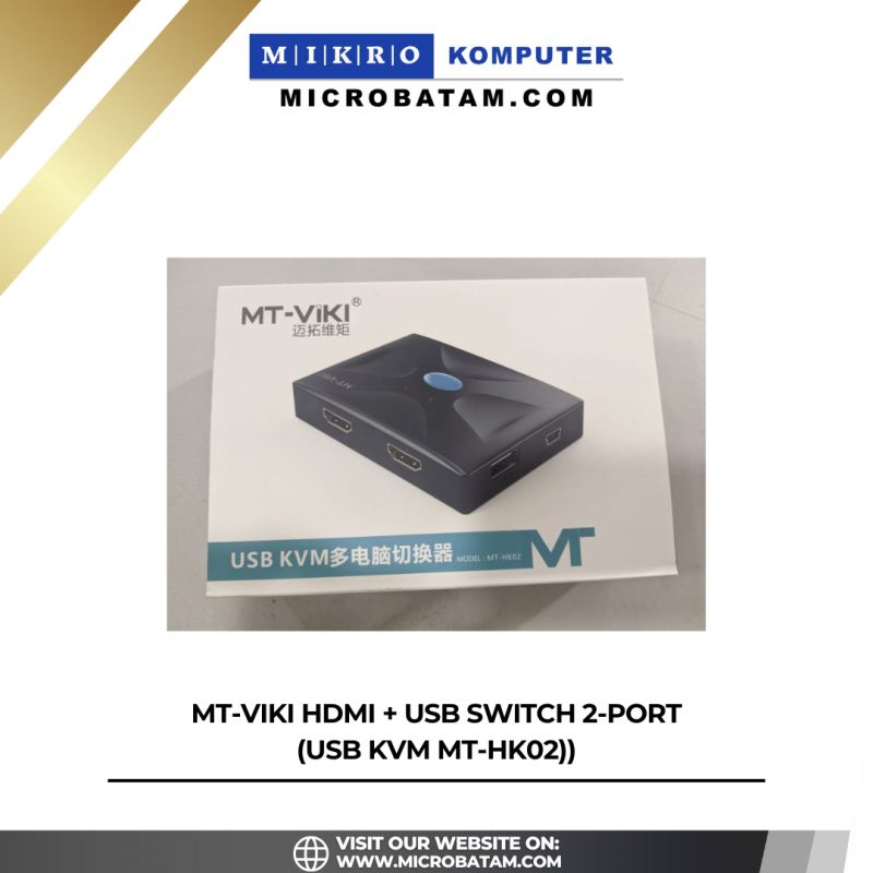 MT-ViKI HDMI + USB SWITCH 2-PORT (USB KVM MT-HK02))