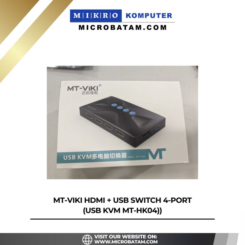 MT-ViKI HDMI + USB SWITCH 4-PORT (USB KVM MT-HK04))