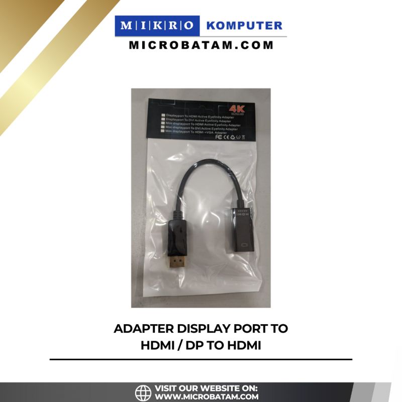 ADAPTER DISPLAY PORT TO HDMI/ DP TO HDMI 