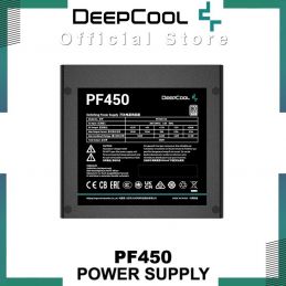 POWER SUPPLY DEEPCOOL PF450 - 450W 80+ FLAT CABLE