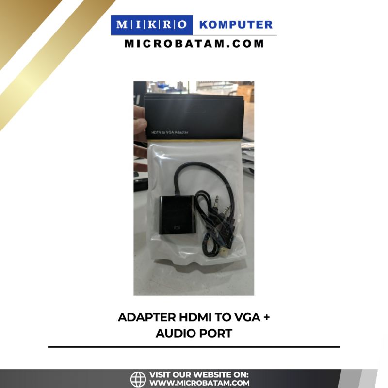 Adapter HDMI to VGA + Audio Port