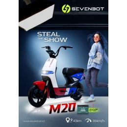 Sepeda Listrik Sevenbot M20 Garansi Resmi