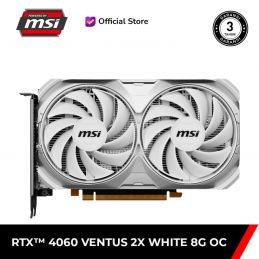 MSI GeForce RTX™ 4060 VENTUS 2X WHITE 8GB OC GDDR6 128-bit