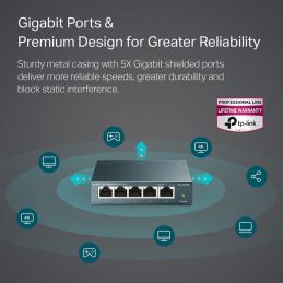 TP-LINK 5-Port 10/100/1000Mbps Desktop Switch TL-SG105