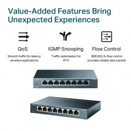 TP-Link TL-SG108 8 Port Gigabit Hub TL SG 108