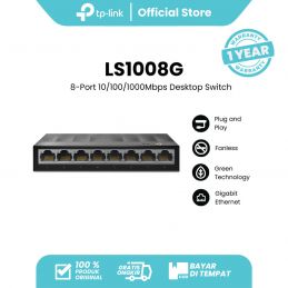 TP-LINK Desktop Switch LS1008G 8-Port 10/100/1000Mbps Desktop Switch 