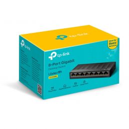 TP-LINK Desktop Switch LS1008G 8-Port 10/100/1000Mbps Desktop Switch 