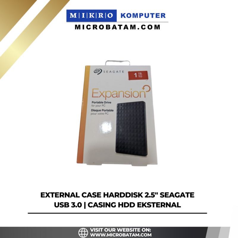 External Case Harddisk 2.5" Seagate USB 3.0 | Casing HDD Eksternal