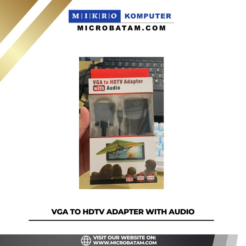 VGA TO HDTV ADAPTER WITH AUDIO