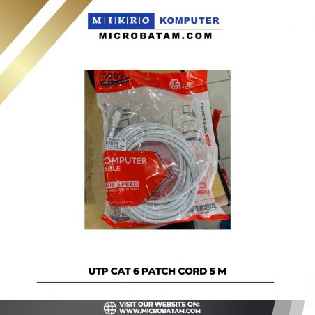 KABEL LAN UTP CAT 6 PATCH CORD 5 M