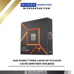 AMD Ryzen 7 7700X 4.5Ghz Up To 5.4Ghz Cache 32MB 105W AM5 Box