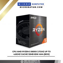 CPU AMD Ryzen 5 5600X 3.7GHz Up to 4.6GHz Cache 32MB 65W AM4 BOX