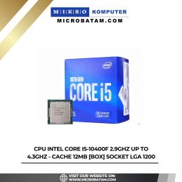 CPU Intel Core I5-10400F 2.9GHz Up to 4.3GHz - Cache 12MB BOX SOCKET LGA 1200